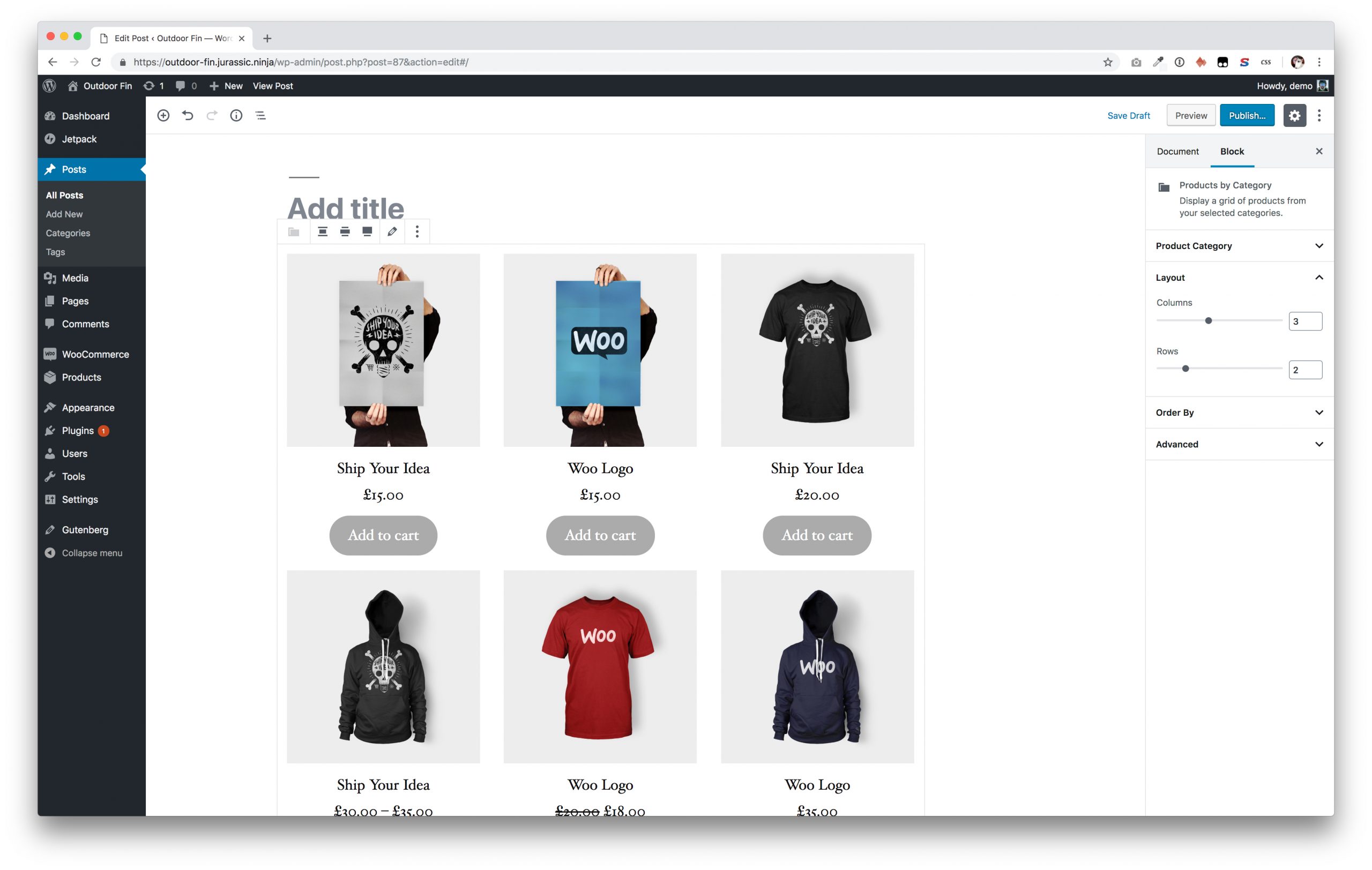 WooCommerce online store cost